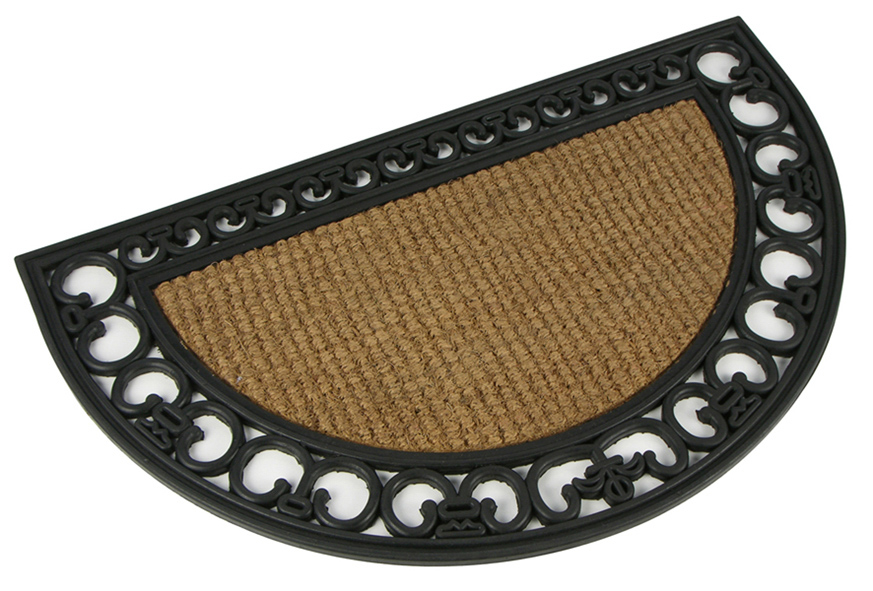 Fußmatte mit Gummirahmen