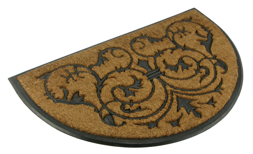 Fußmatte XXL, halbrunde Form