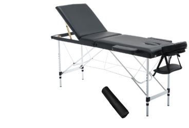 Massageliege aus Aluminium, klappbar