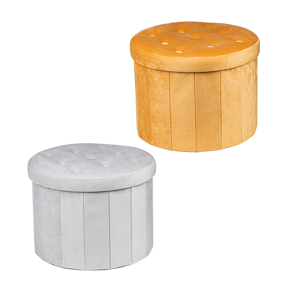 Sitzhocker mit Aufbewahrungsfunktion