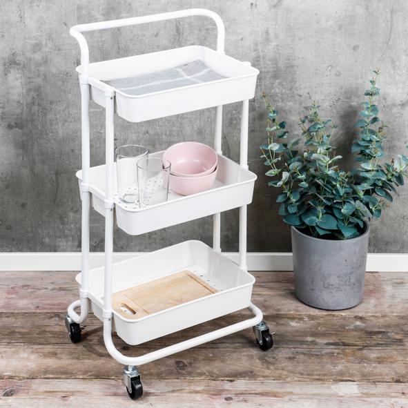 Rollwagen mit 3 Fächern