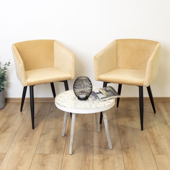 Polsterstuhl, 2er Set