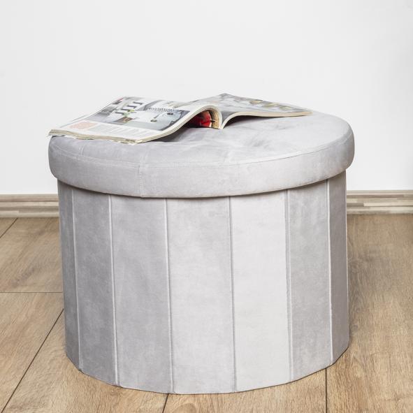 Sitzhocker mit Aufbewahrungsfunktion