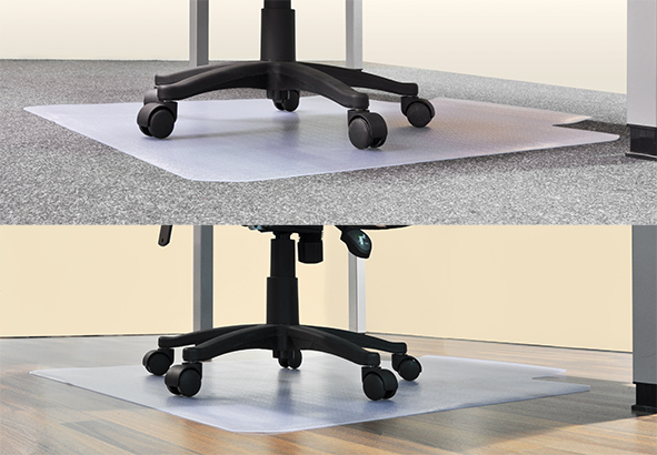 Bodenschutzmatte mit Lippe