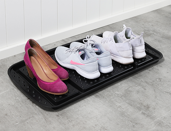 Schuhabtropfschale, schwarz