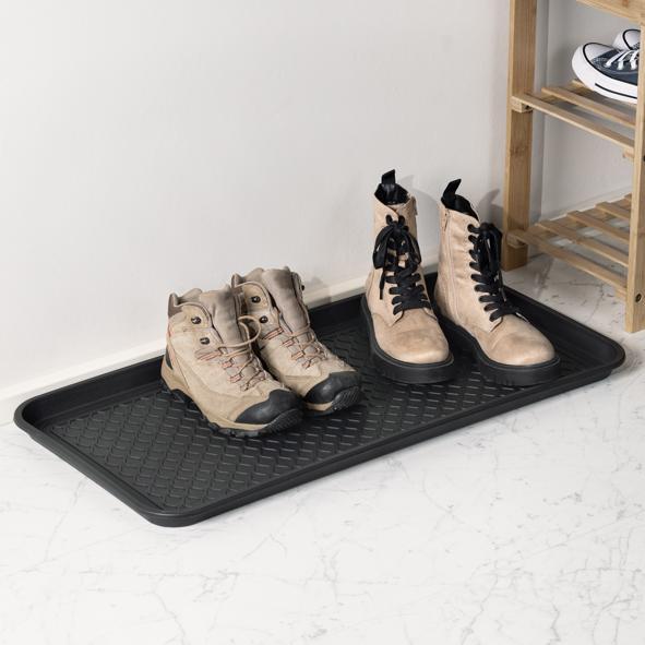 Schuhabtropfschale, schwarz