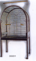 Papageienkäfig mit 4 Beinen auf Rollen