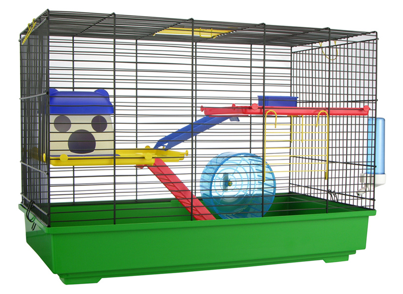 Hamsterkäfig 58 x 32 x 41cm, mit 2 Türen