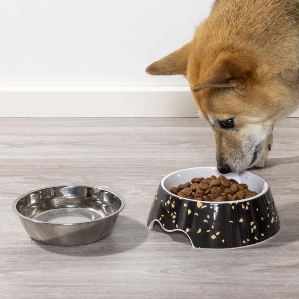 Futternapf aus Edelstahl