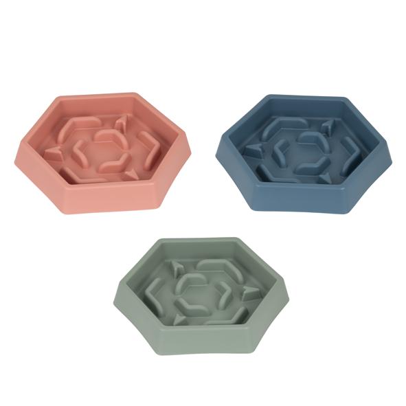Antischlingnapf, sechseckig, farblich sortiert