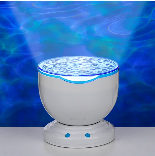 LED Lichtprojektor mit Wellenoptik und Sound