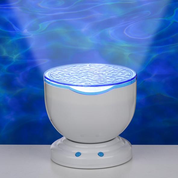 LED Lichtprojektor mit Wellenoptik und Sound