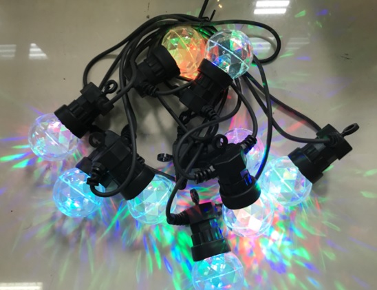 LED Partylichterkette mit 10 Lichtern