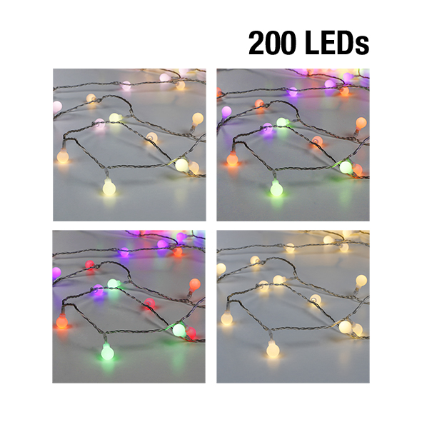 Lichterkette mit 200 LEDs