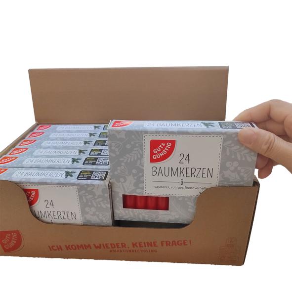 Baumkerzen 24er Set im Display