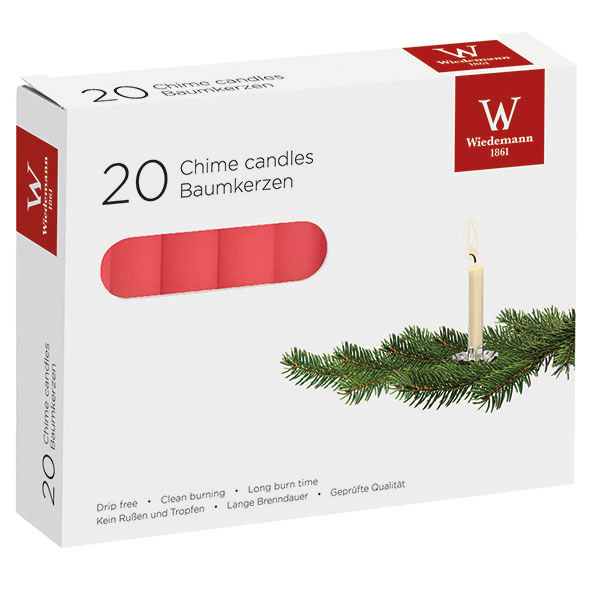 Baumkerzen 24er, rot