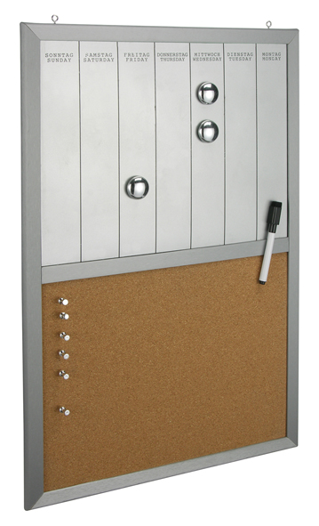 Pinnwand inkl. Wochenplaner