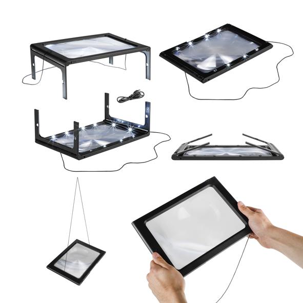 Vergrößerungsglas mit LED Beleuchtung