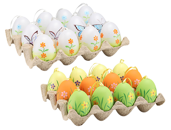 Deko-Ostereier bunt bemalt