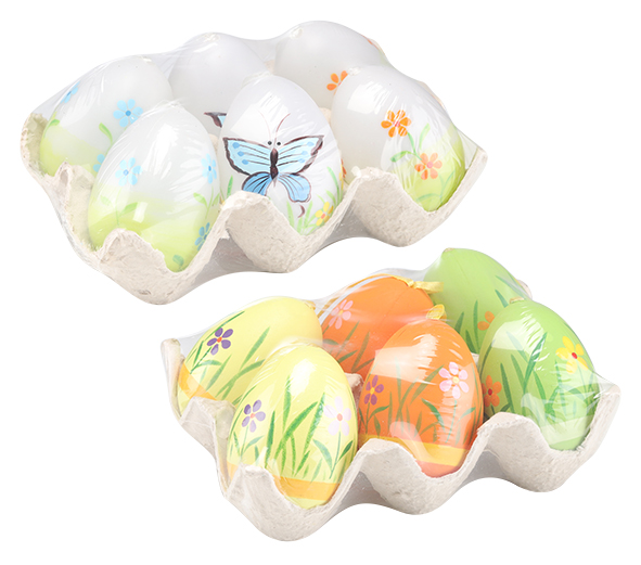 Deko-Ostereier bunt bemalt