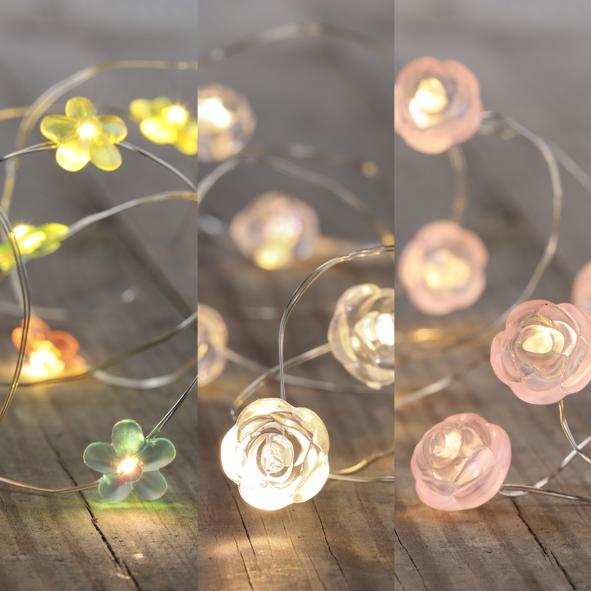 LED Batterie-Kupferlichterkette mit 10 LED