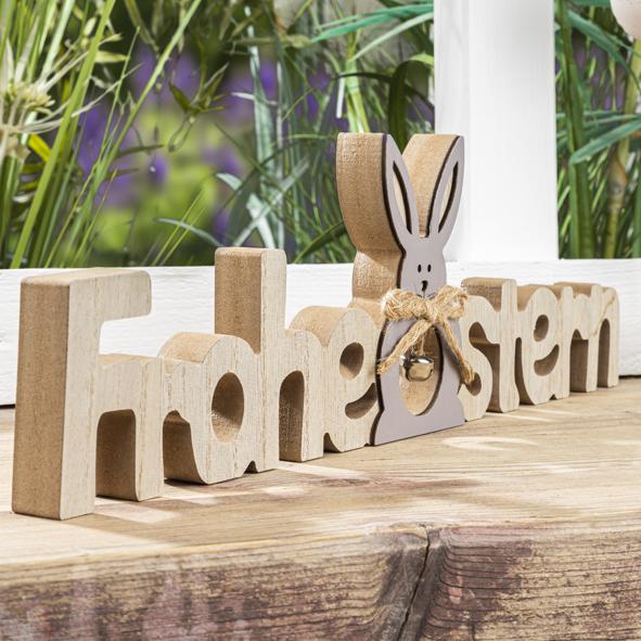Frohe Ostern aus Holz