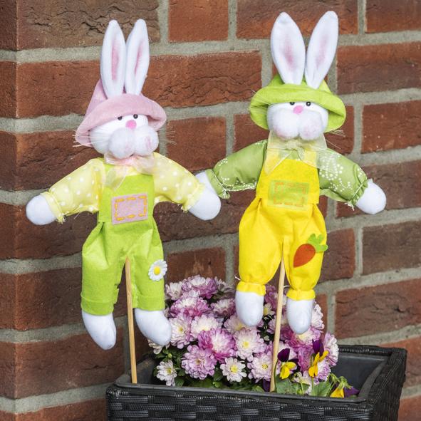 Dekostecker Osterhase, 2-fach sortiert