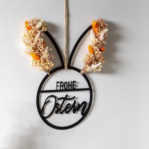 Hängedekoration Ostern mit Blumen