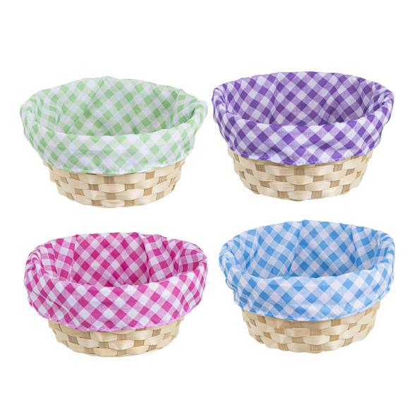 Osterkorb aus Bambus