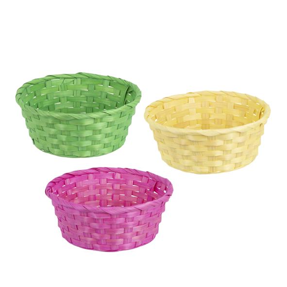 Osterkorb aus Bambus