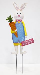 Gartenstecker im Osterdesign