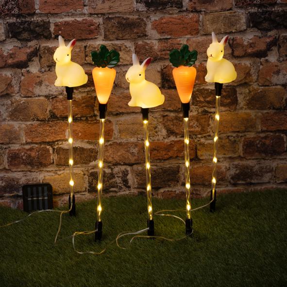 LED Solar Gartenstecker Ostern