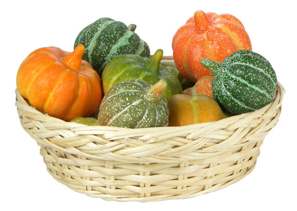 Kürbis Set 11 teilig für Halloween im