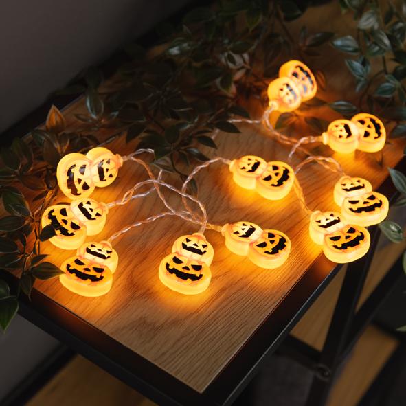 Halloween Kürbis Lichterkette