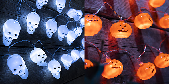 Halloween -Lichterkette mit 20 LEDs
