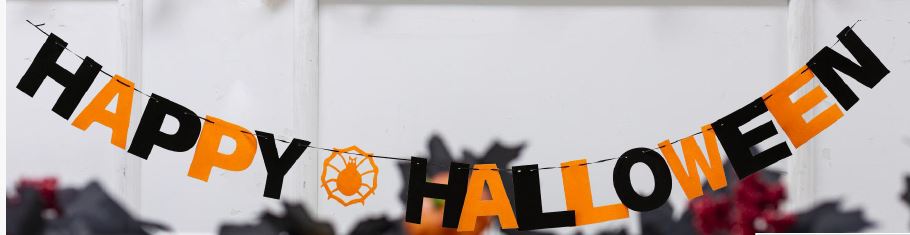 "Happy Halloween" Girlande