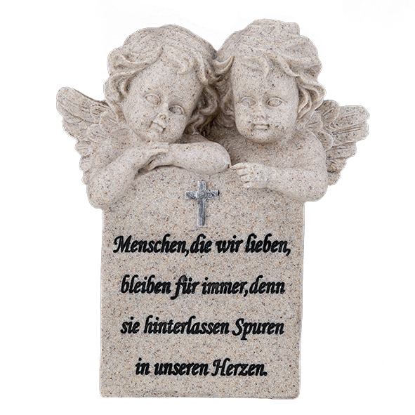 Gedenkstein, zwei Engel