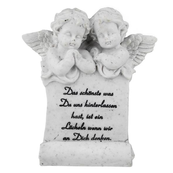 Gedenkrolle mit 2 Engeln