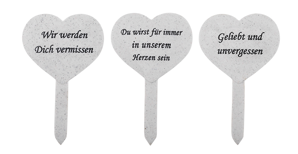Grabstecker Herz
