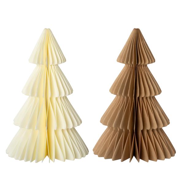 Papier Weihnachtsbaum, Wabenoptik