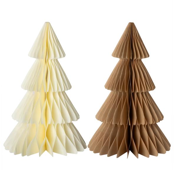 Papier Weihnachtsbaum, Wabenoptik