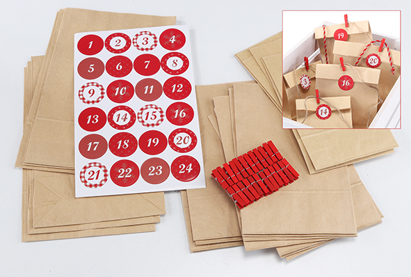 DIY Adventskalender aus Papier