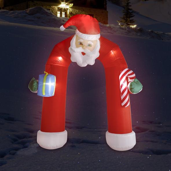 Aufblasbarer Weihnachtsbogen
