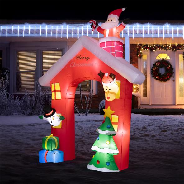 Aufblasbarer Weihnachtsbogen