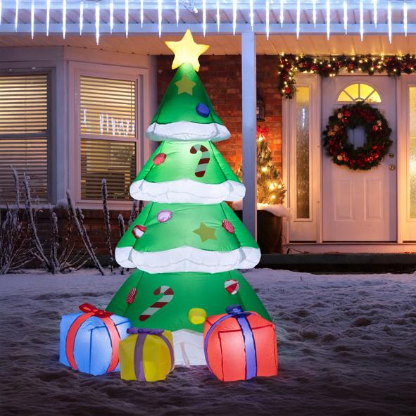 Aufblasbarer Weihnachtsbaum