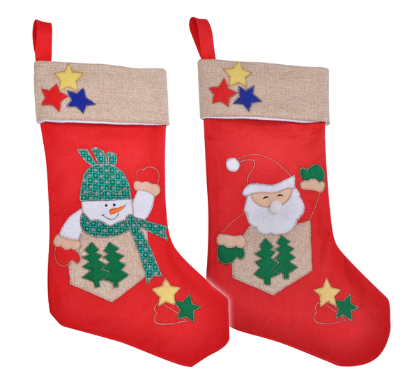 Nikolaus-Weihnachtsstrumpf aus Filz