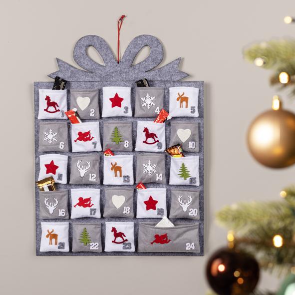 Adventskalender aus Filz