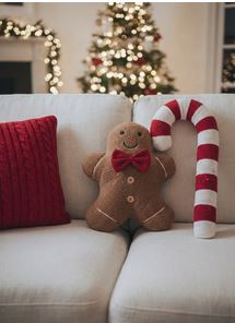 Plüschkissen im Weihnachtsdesign, sortiert