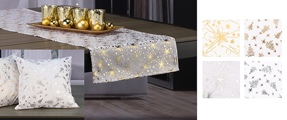 2er Kissenbezüge und 2er Tischläufer Set