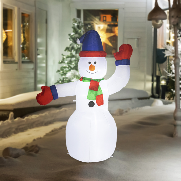 Aufblasbarer Schneemann